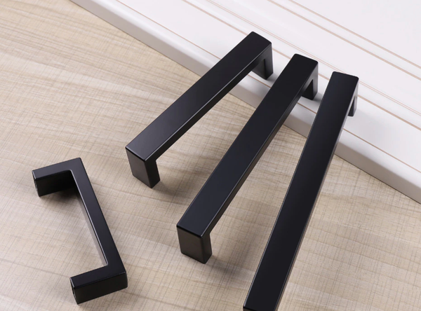 Handtag, Metallic, Svart "Pure Bold Black" 96...256mm