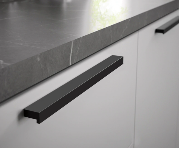 Handtag, Metallisk, Svart &ldquo;Laredo&rdquo; 96&hellip;768 mm