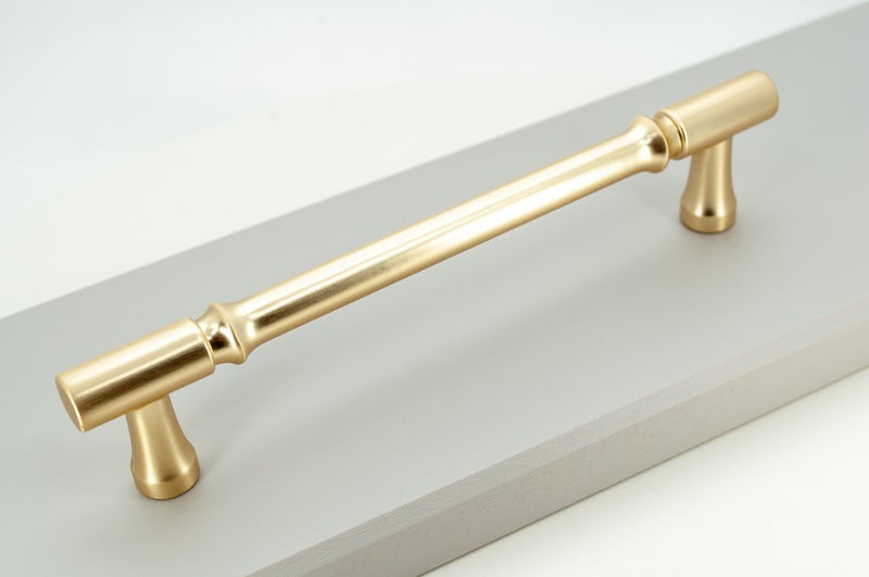 Vedin, Metallinen, Kulta/Messinki, Harjattu "Belvedere" 128mm