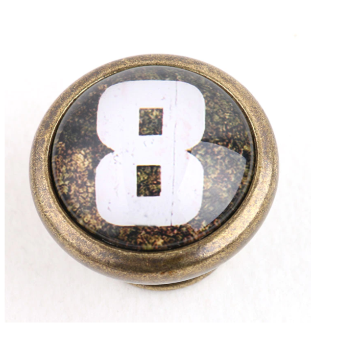 Vedin/Nuppi. Metalli, Vaatekoukku "Numero". 35mm.