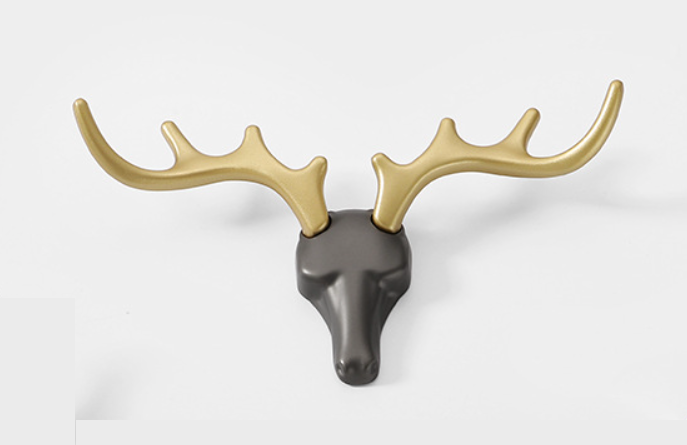 Metallinen koukku, "Hirvi"