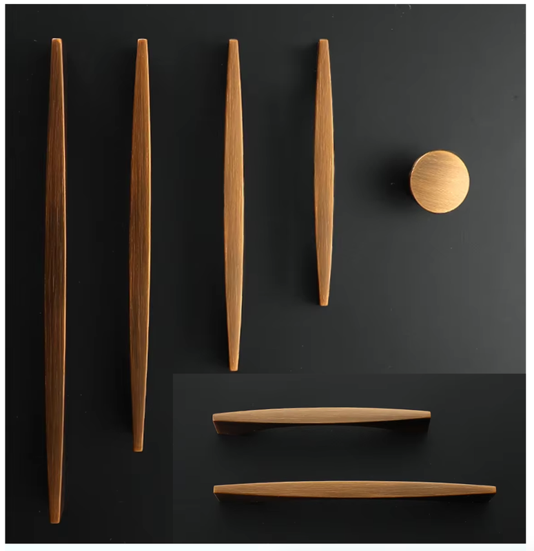 Vedin, Metallinen Harjattu "Braunston" nuppi, 96 128, 160 ja 192mm