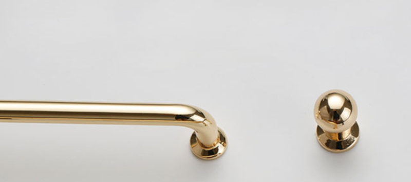 Vedin, Metallinen, alumiini, kiilt&auml;v&auml; "Cavallano" 96, 128, 192mm ja nuppi