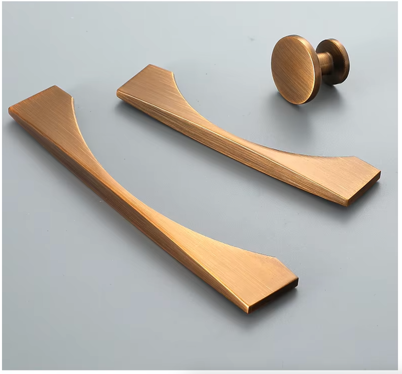 Vedin, Metallinen Harjattu "Braunston" nuppi, 96 128, 160 ja 192mm