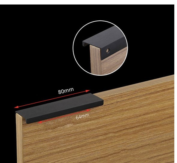 Pituus 80mm, asennusreikien v&auml;li 64mm