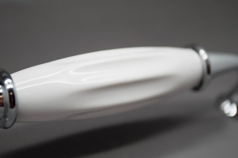 Vedin, Metalli/Keraaminen, Traditional Valkoinen/Kromi, 128mm.